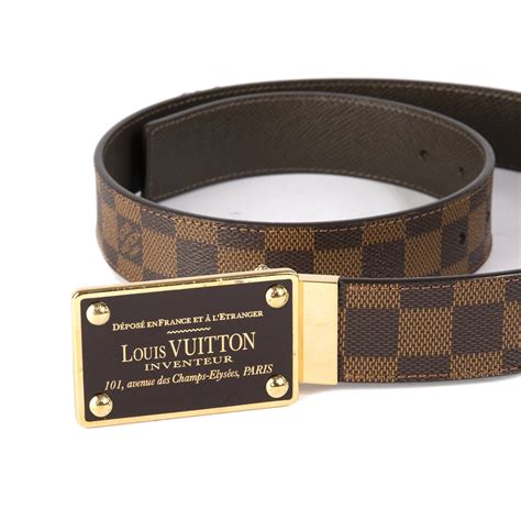 fake louis vuitton damier ebene belt